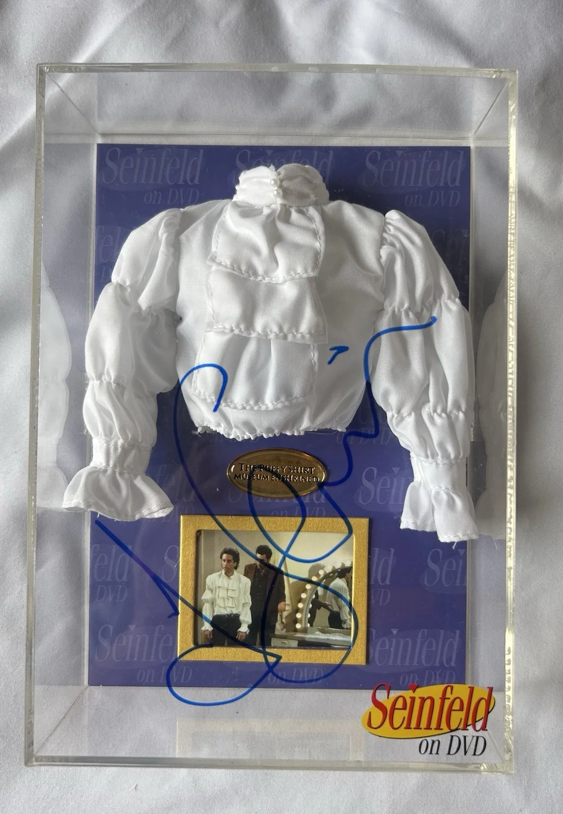 Jerry Seinfeld — Jerry Seinfeld Signed The Puffy Shirt Miniature Replica Autographed JSA COA, изображение 2