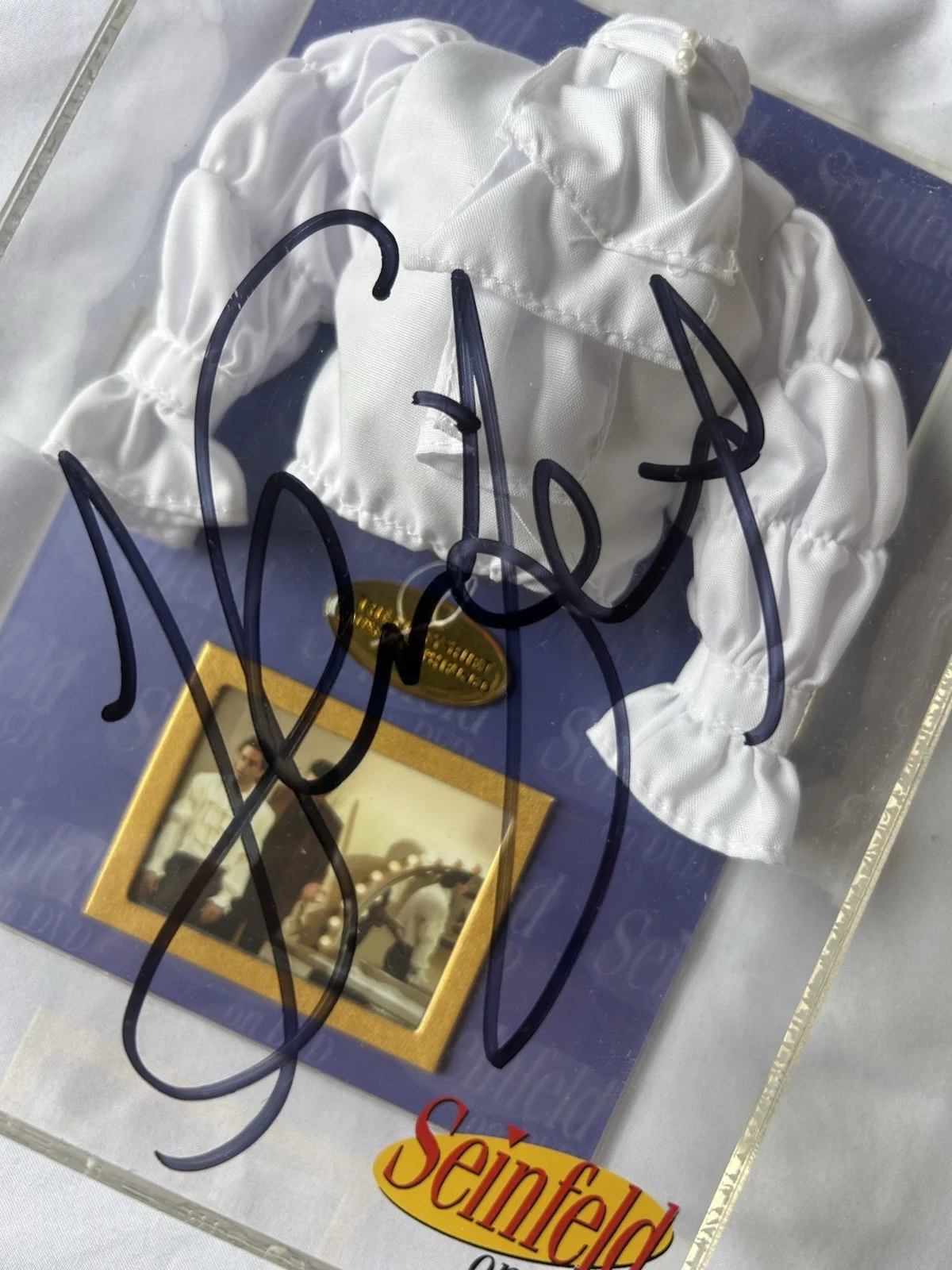 Jerry Seinfeld — Jerry Seinfeld Signed The Puffy Shirt Miniature Replica Autographed JSA COA, image 3