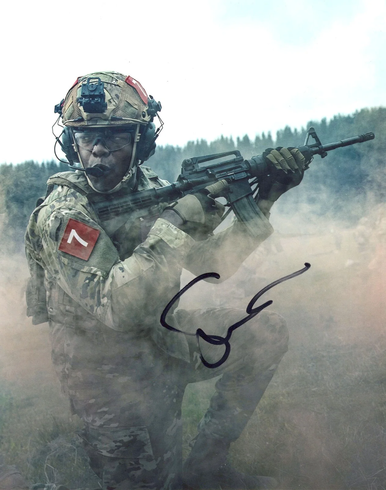 STEPHAN JAMES — Stephan James signed "WAR MACHINE" 8x10 Photo PROOF b Autographed 7 COA, image 2