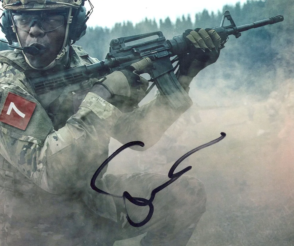STEPHAN JAMES — Stephan James signed "WAR MACHINE" 8x10 Photo PROOF b Autographed 7 COA, image 3