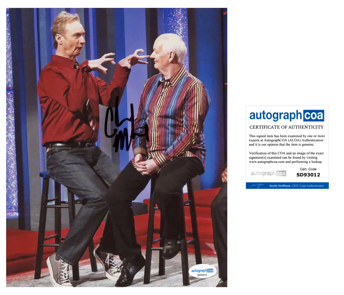 Colin Mochrie — Colin Mochrie signed "WHOSE LINE IS IT ANYWAY?" 8x10 Photo PROOF g ACOA COA