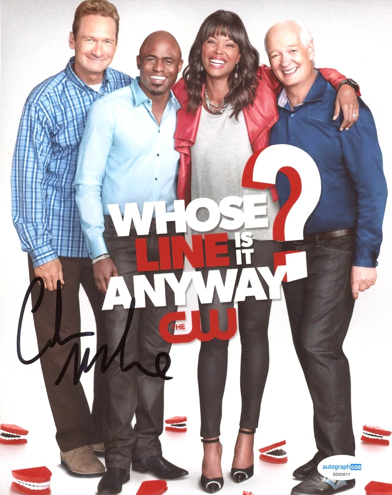 Colin Mochrie — Colin Mochrie signed "WHOSE LINE IS IT ANYWAY?" 8x10 Photo EXACT PROOF f ACOA, изображение 4