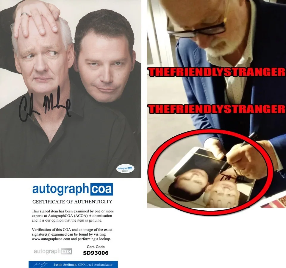 Colin Mochrie — Colin Mochrie signed "WHOSE LINE IS IT ANYWAY?" 8x10 Photo EXACT PROOF a ACOA
