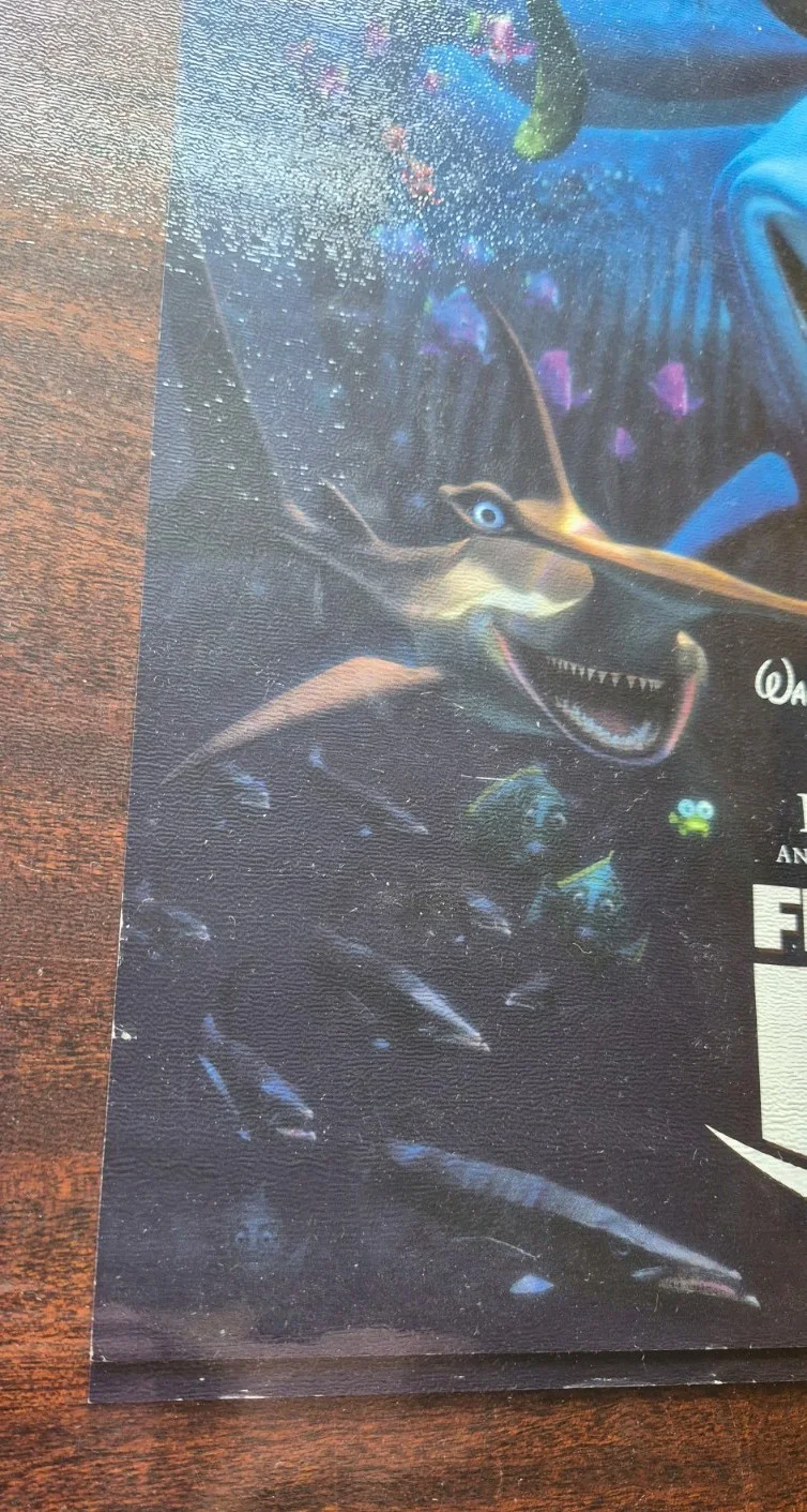 Finding Nemo Original DVD/VHS Release Poster Disney Pixar See Description, image 2
