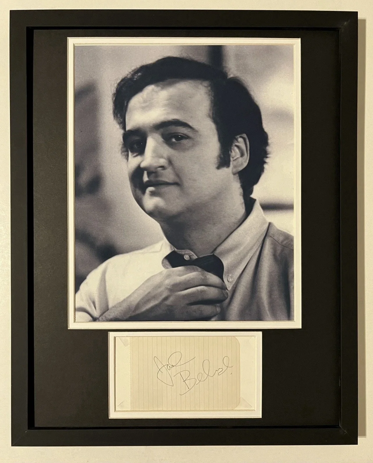 John Belushi — John Belushi Signed W/COA Authentic Autograph Cut Signature Saturday Night Live