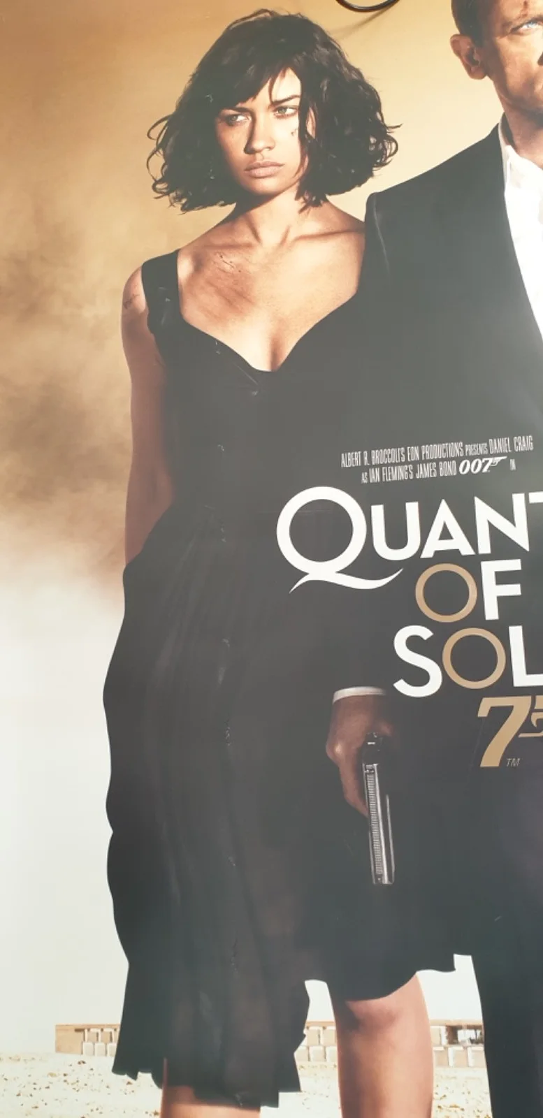 QUANTUM OF SOLACE (2008) UK Quad Poster Rolled James Bond Daniel Craig, изображение 2