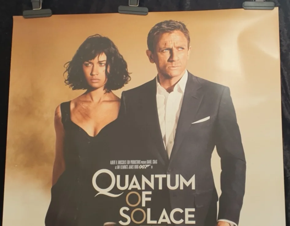 QUANTUM OF SOLACE (2008) UK Quad Poster Rolled James Bond Daniel Craig, изображение 3