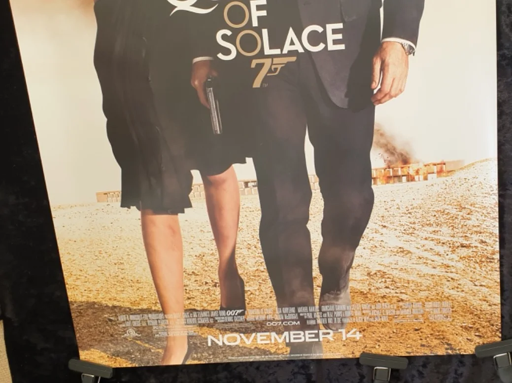 QUANTUM OF SOLACE (2008) UK Quad Poster Rolled James Bond Daniel Craig, изображение 4