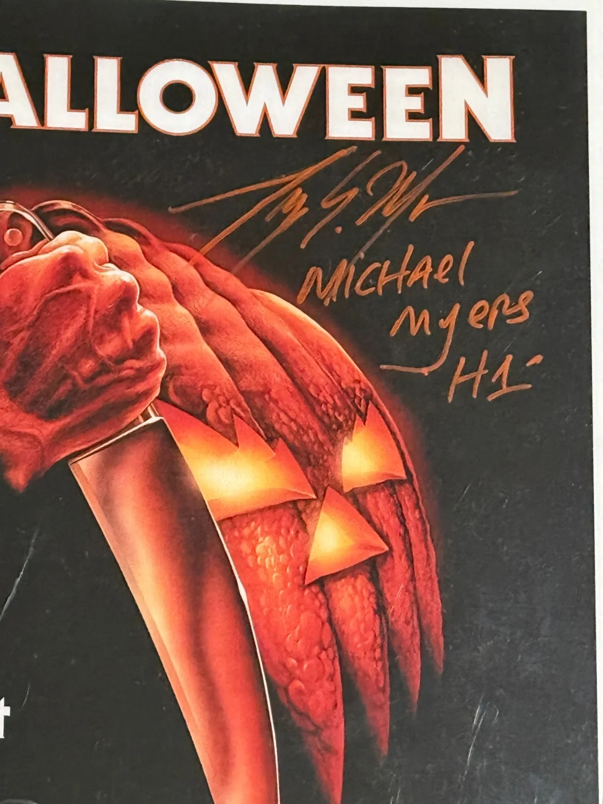 Tony Moran — Halloween 11x17 Print Signed By Tony Moran w/"Michael Myers H1", image 2