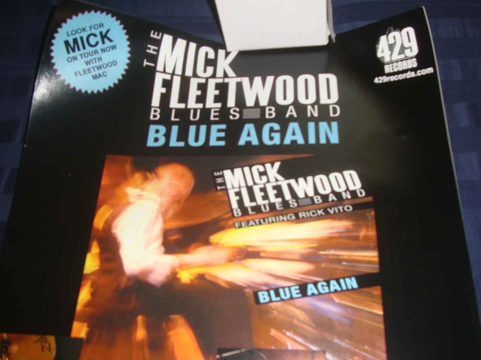 Mick Fleetwood Blue Again promo poster, image 2