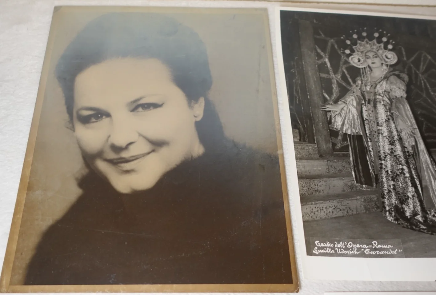 Lucilla Udovich Opera Soprano Original Handwritten Letter Postcard & Photo Lot, image 2