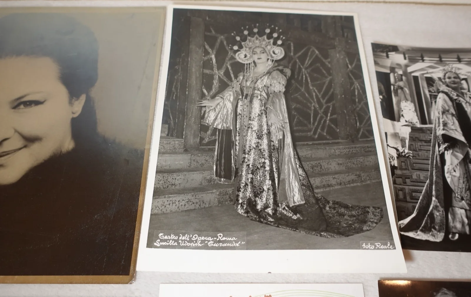 Lucilla Udovich Opera Soprano Original Handwritten Letter Postcard & Photo Lot, image 3