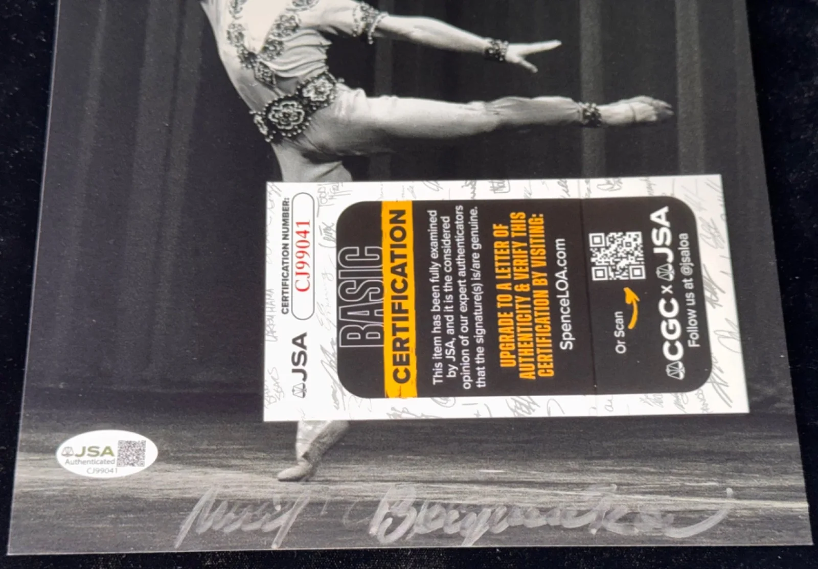 Mikhail Baryshnikov — Signed Mikhail Baryshnikov Photo Ballet Greatest All Time Autographed 8x10 JSA, изображение 2