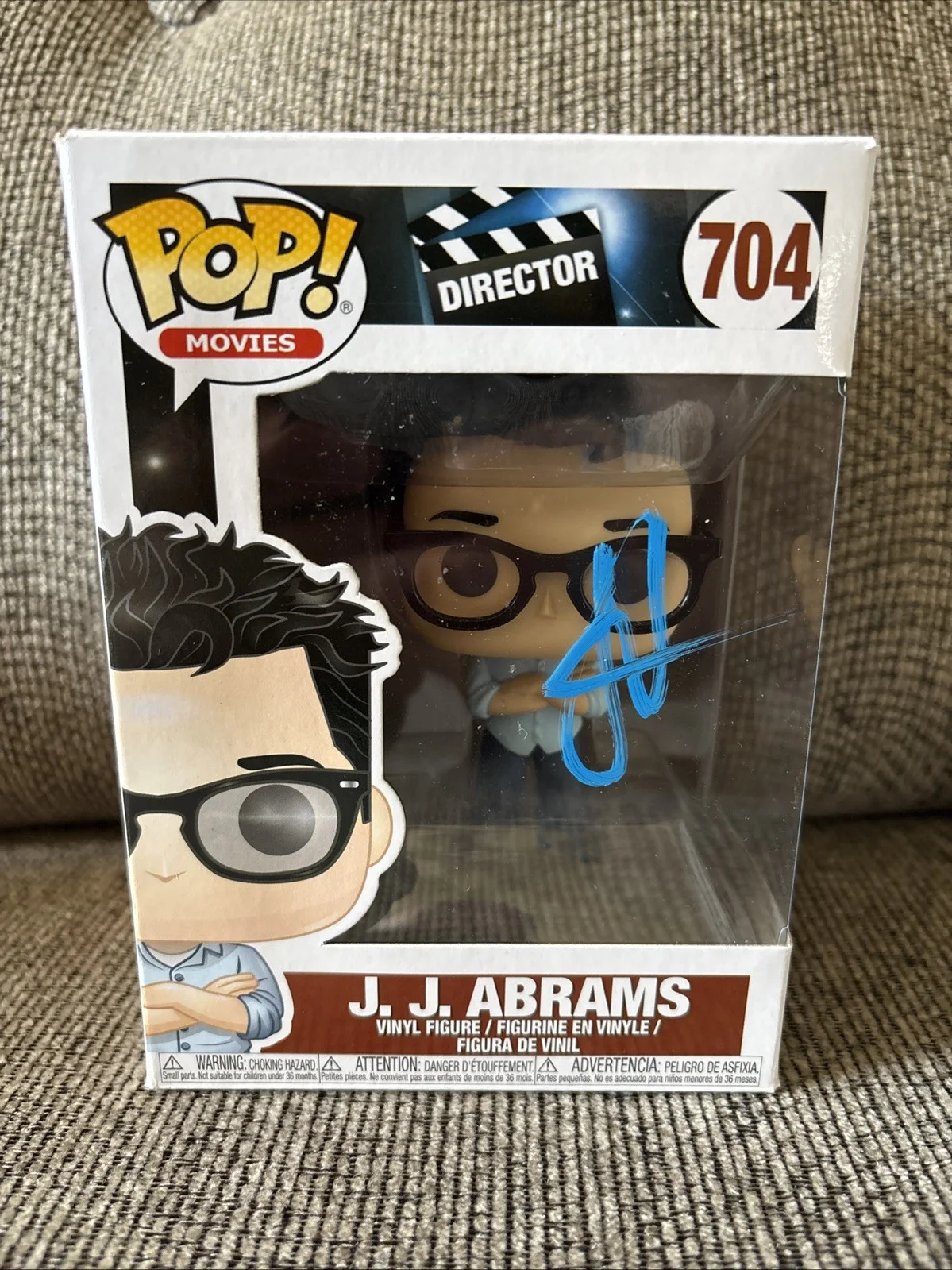 JJ Abrams — JJ Abrams Signed Autograph Director Funko Pop 704 Star Wars Figure