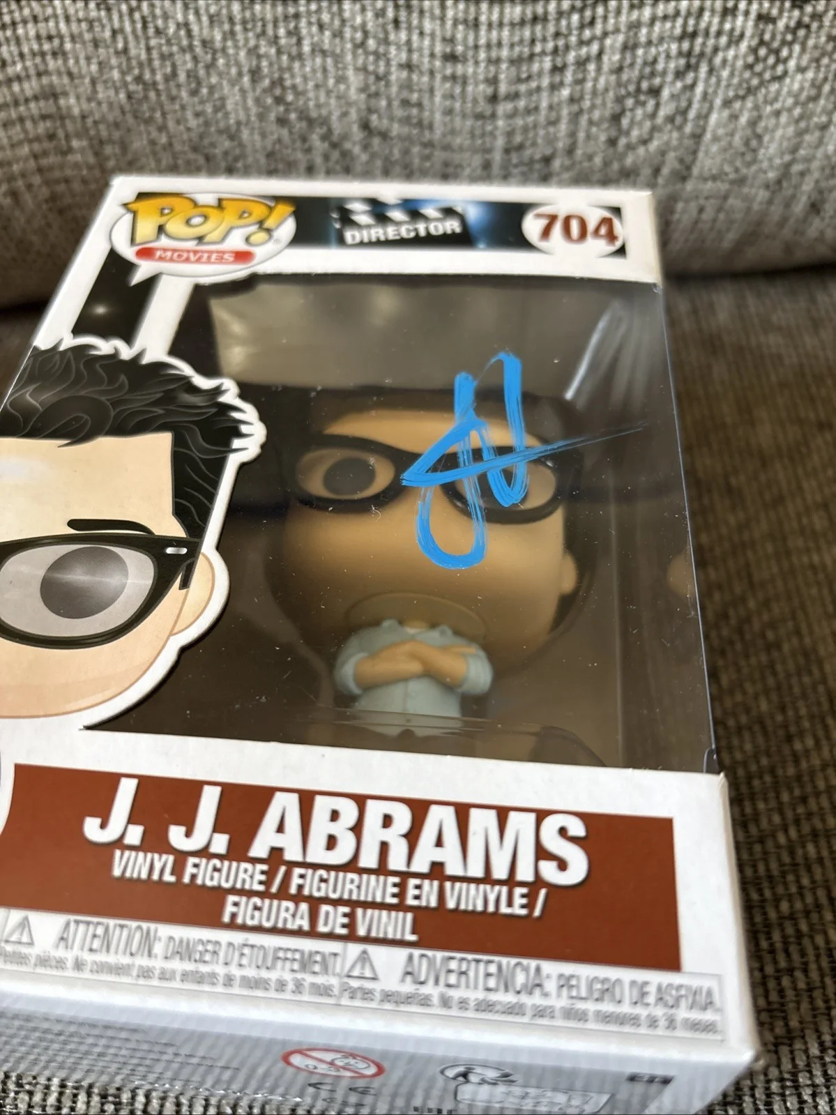 JJ Abrams — JJ Abrams Signed Autograph Director Funko Pop 704 Star Wars Figure, изображение 4