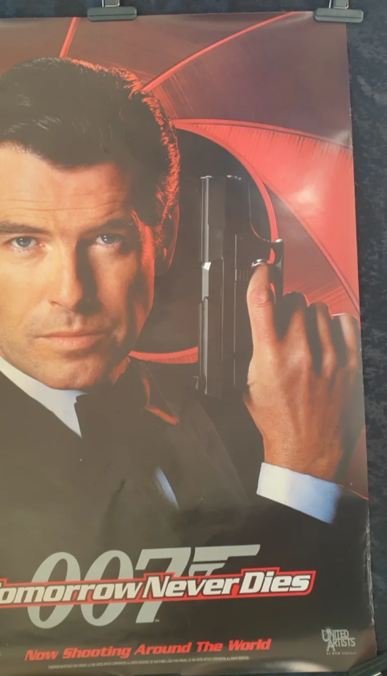 TOMORROW NEVER DIES (1997) UK Quad Poster Double Sided DS Rolled, image 3