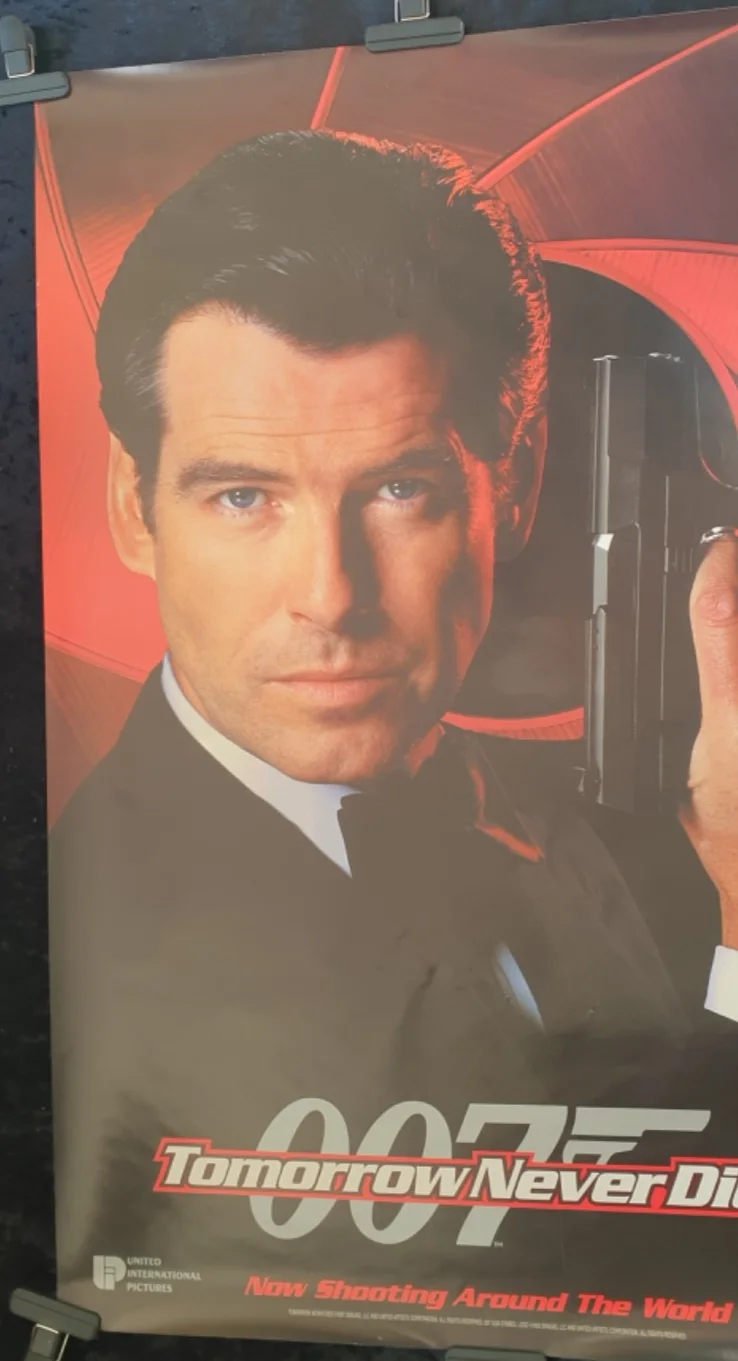 TOMORROW NEVER DIES (1997) UK Quad Poster Double Sided DS Rolled, image 4