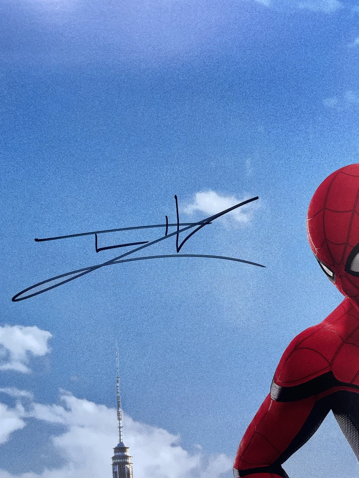 Tom Holland — Tom Holland Signed Autographed Spider-Man Homecoming 27x40 Poster Psa/Dna Coa, image 2