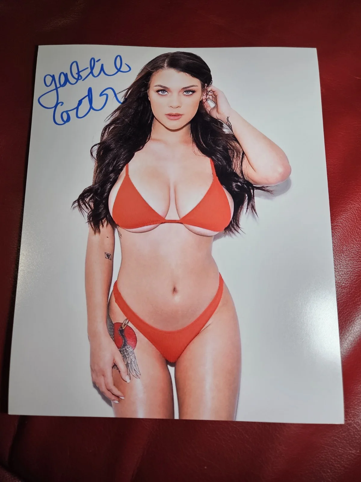 Gabbie Carter — Gabbie Carter (Adult Film Star) Signed Autograhped 8x10 Photo