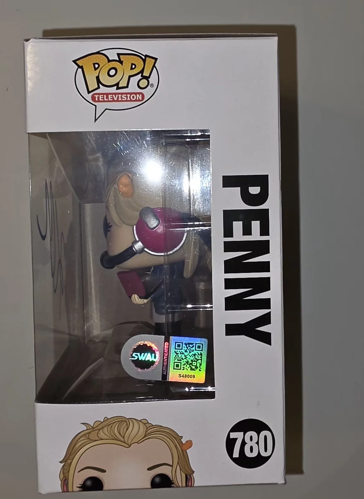 kaley cuoco — Kaley Cuoco Signed The Big Bang Theory Penny Funko Pop #780 SWAU, image 2