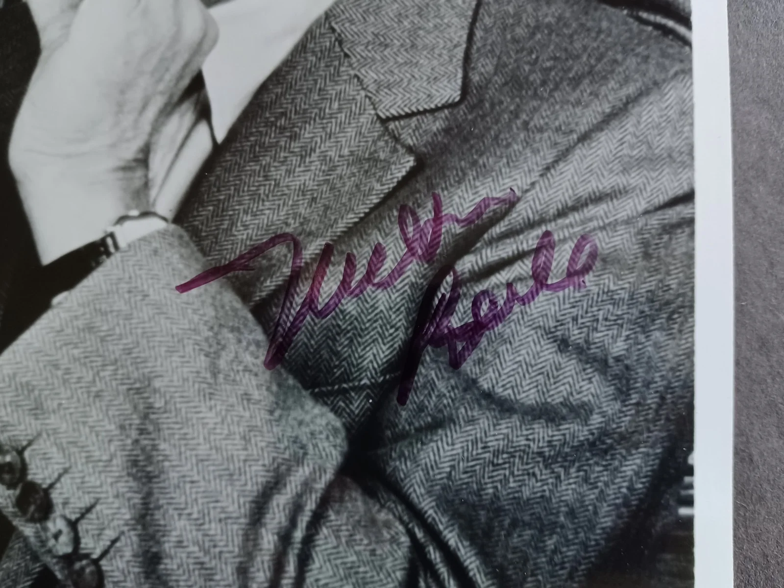 Milton Berle (d. 2002) Signed 8x10 Photo - Uncle Miltie, Mr. Television - B, image 2