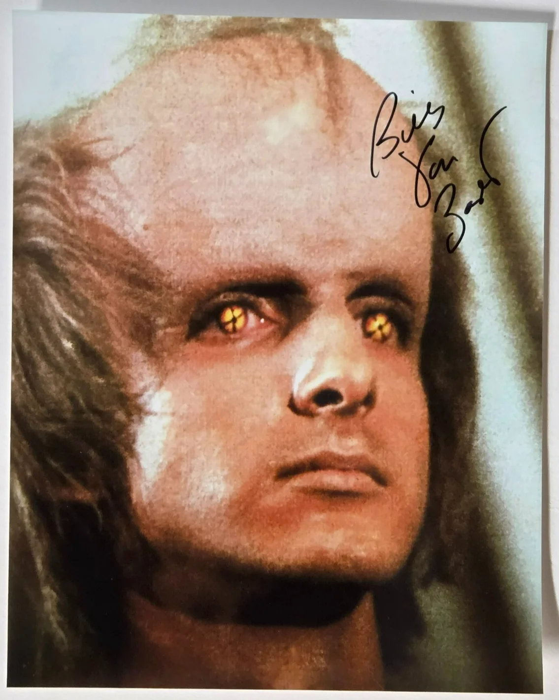 BILLY VAN ZANDT — BILLY VAN ZANDT from Star Trek BIGFOOT SIGNED 8X10 COLOR Photo AUTOGRAPHED #G4