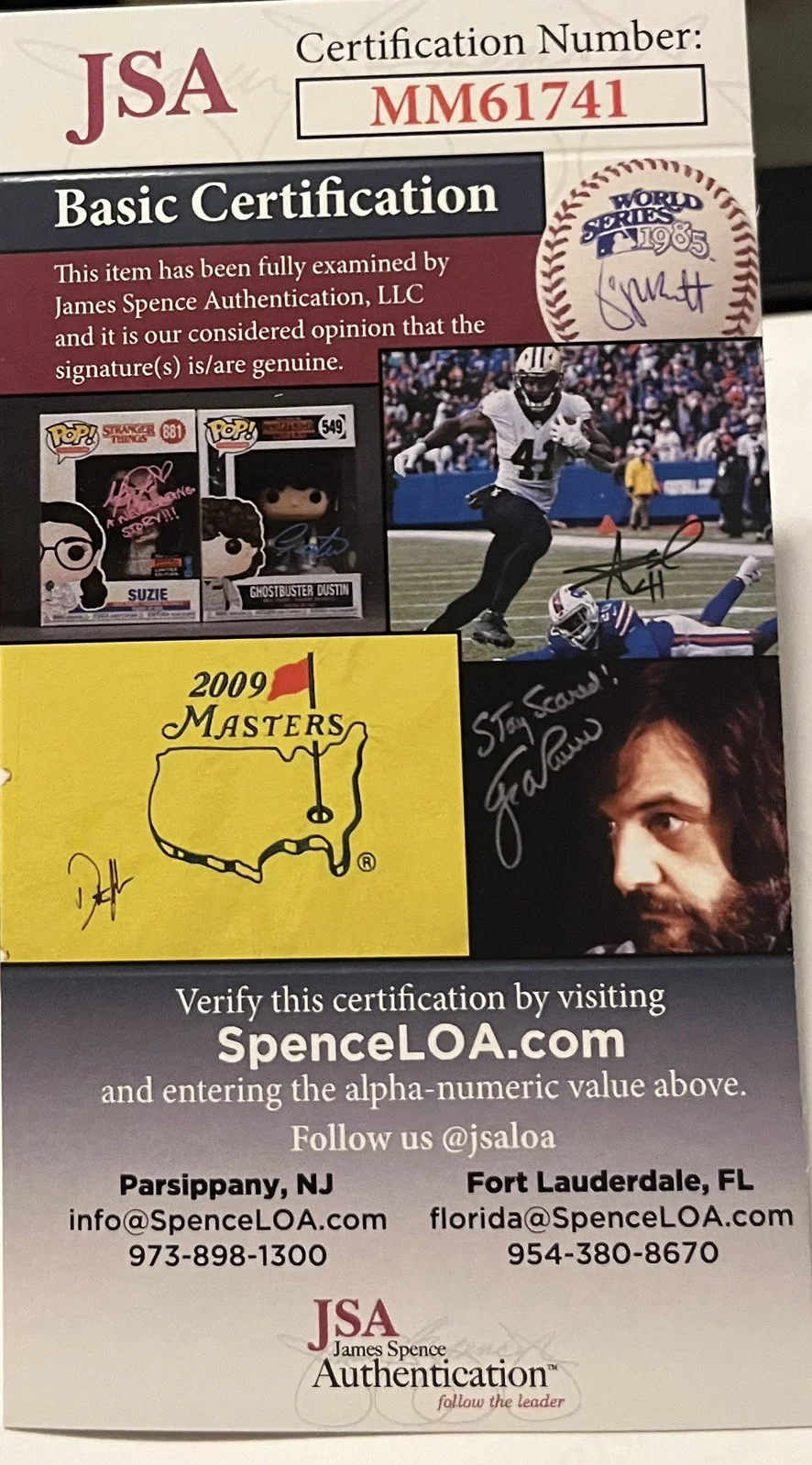 Neve Campbell — Neve Campbell Signed 8x10 Photo SCREAM Sidney Autograph JSA Certification, image 2