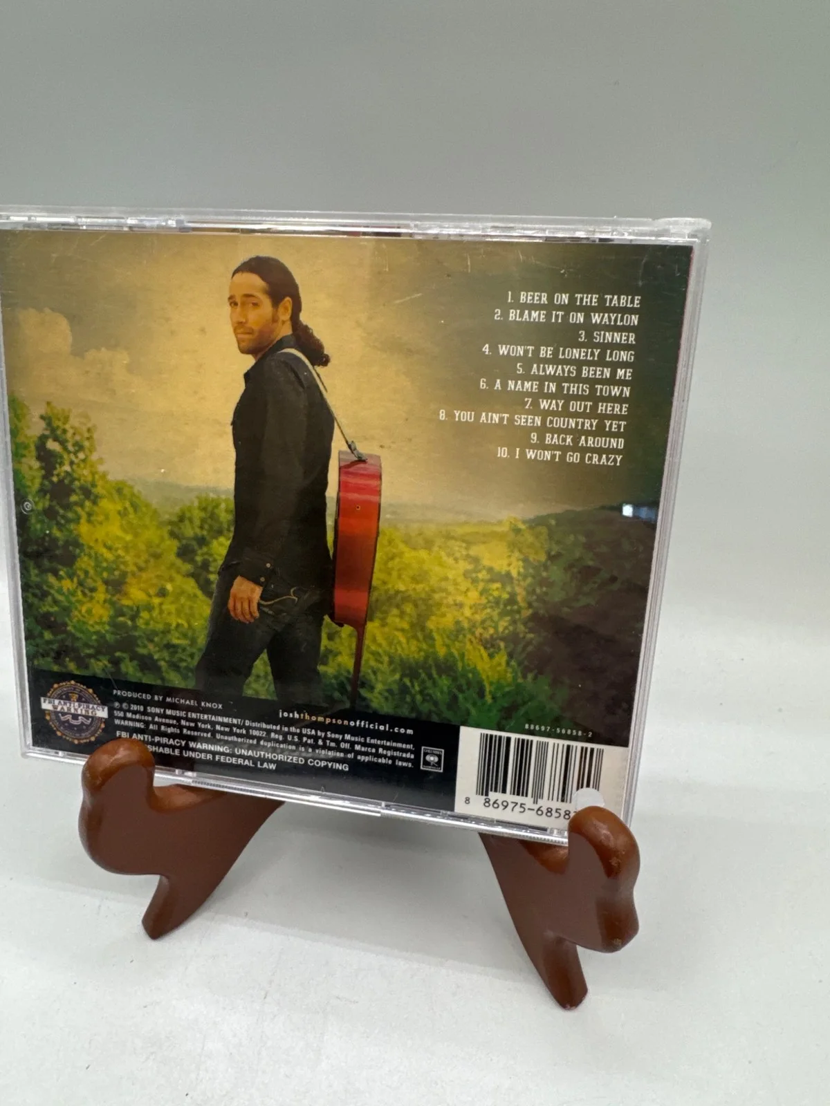JOSH THOMPSON WAY OUT HERE Country Music CD Album Original Pressing Used, изображение 2