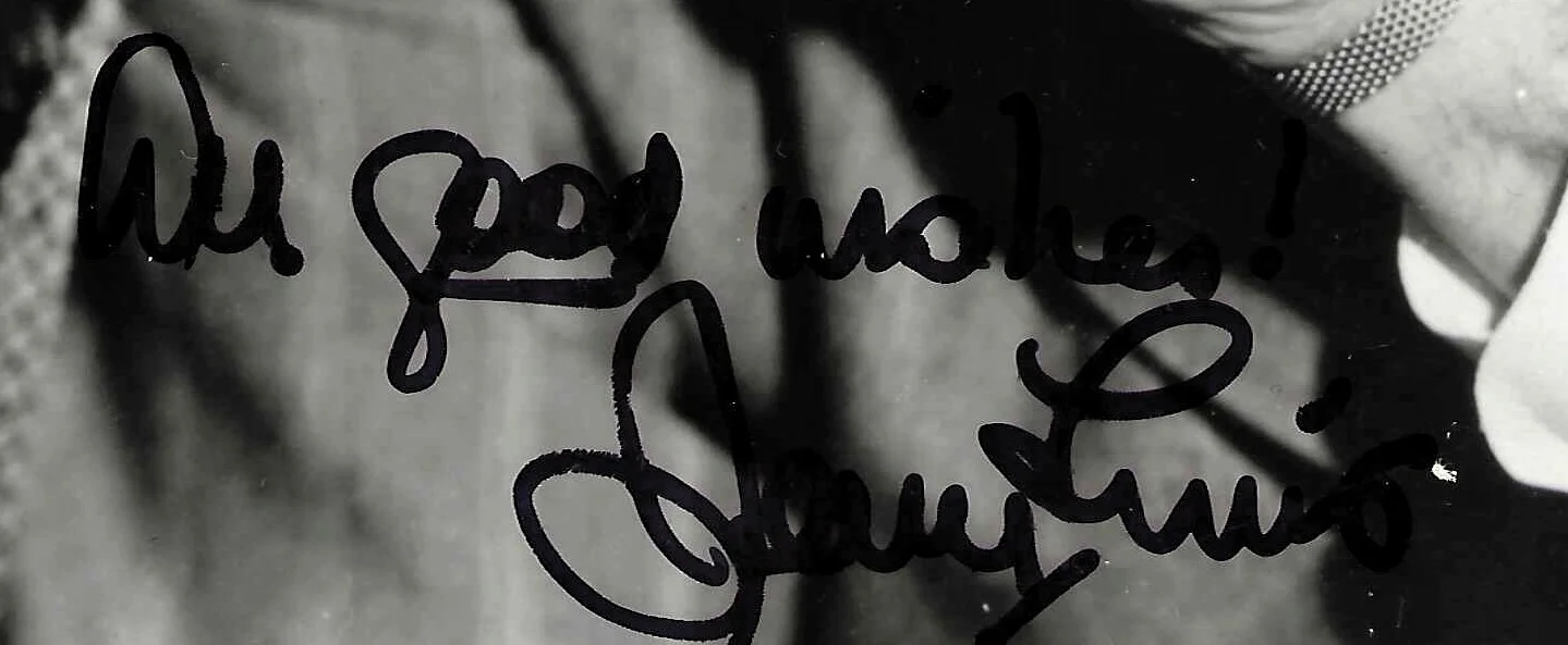 Jerry Lewis — Dean Martin & Jerry Lewis Signed with COA 8x10, image 2