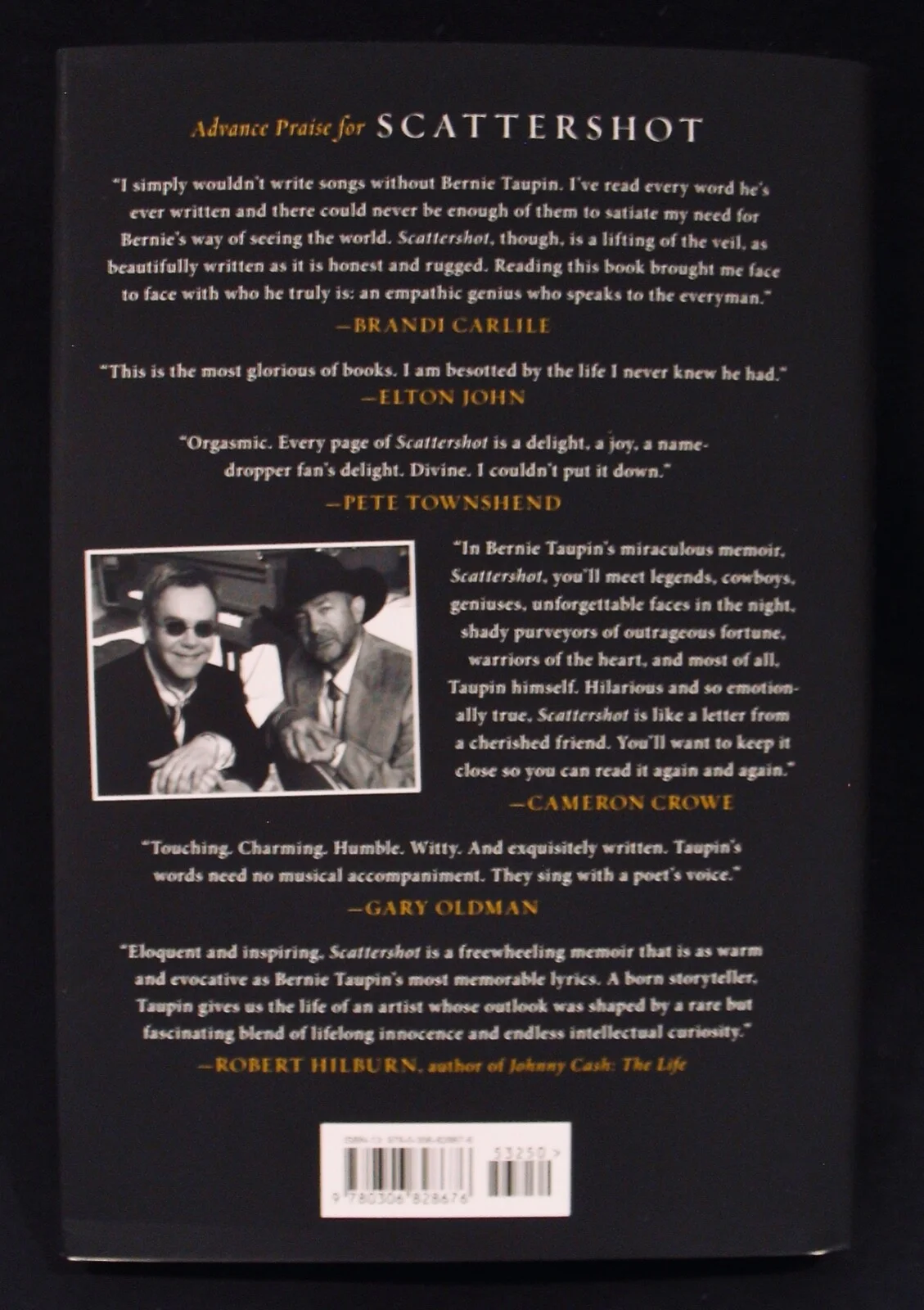 BERNIE TAUPIN Autographed Book w/COA "SCATTERSHOT LIFE MUSIC ELTON AND ME"~Mint, изображение 5
