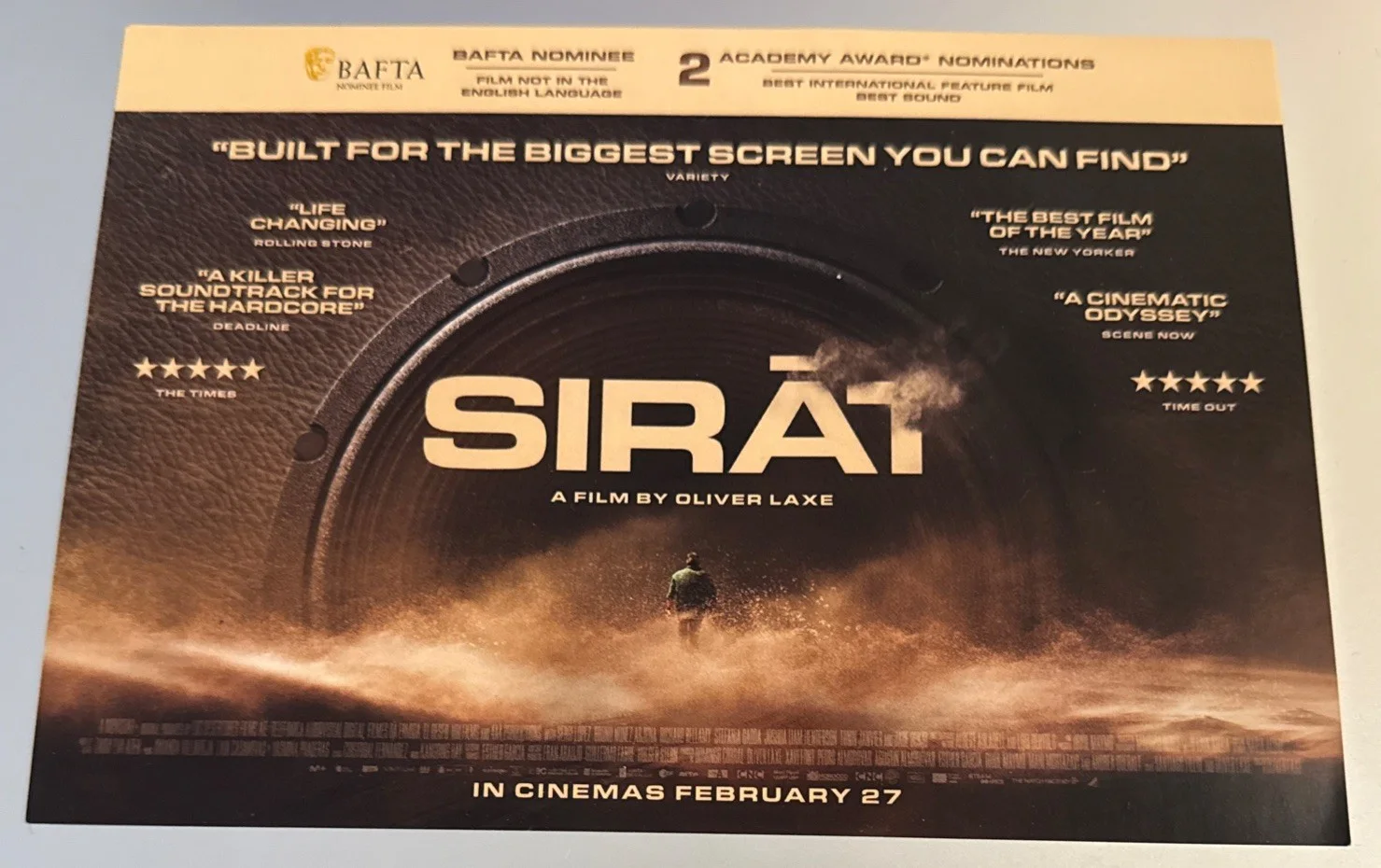 Sirat Film Promotional Flyer - Oliver Lake, изображение 2