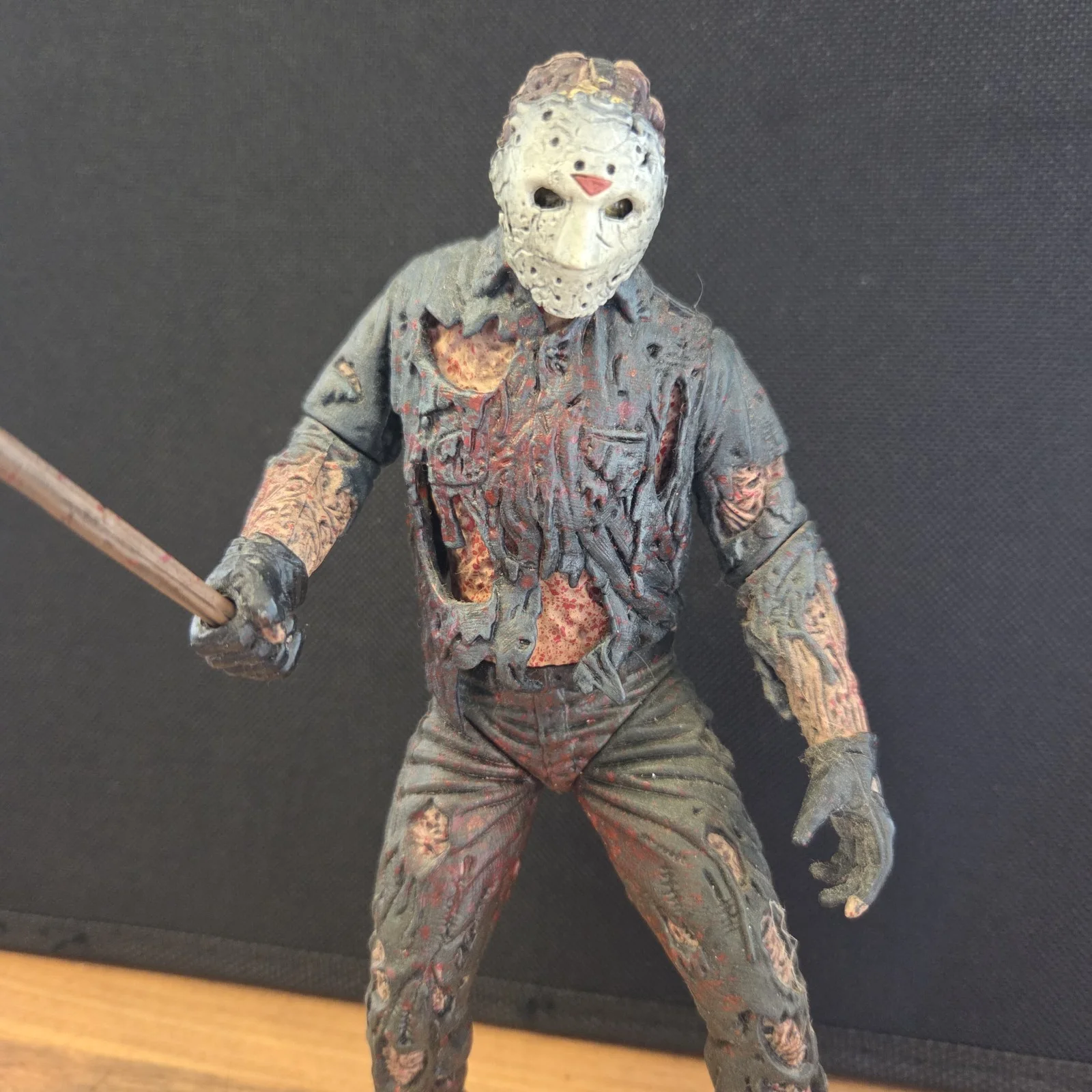 McFarlane Toys Movie Maniacs Series 1 Jason Voorhees Bloody Variant, изображение 3