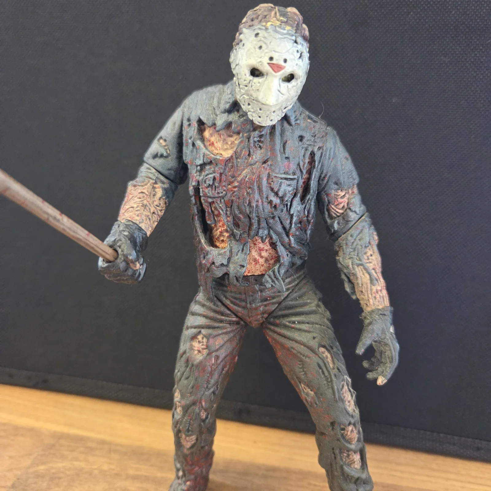 McFarlane Toys Movie Maniacs Series 1 Jason Voorhees Bloody Variant, изображение 5