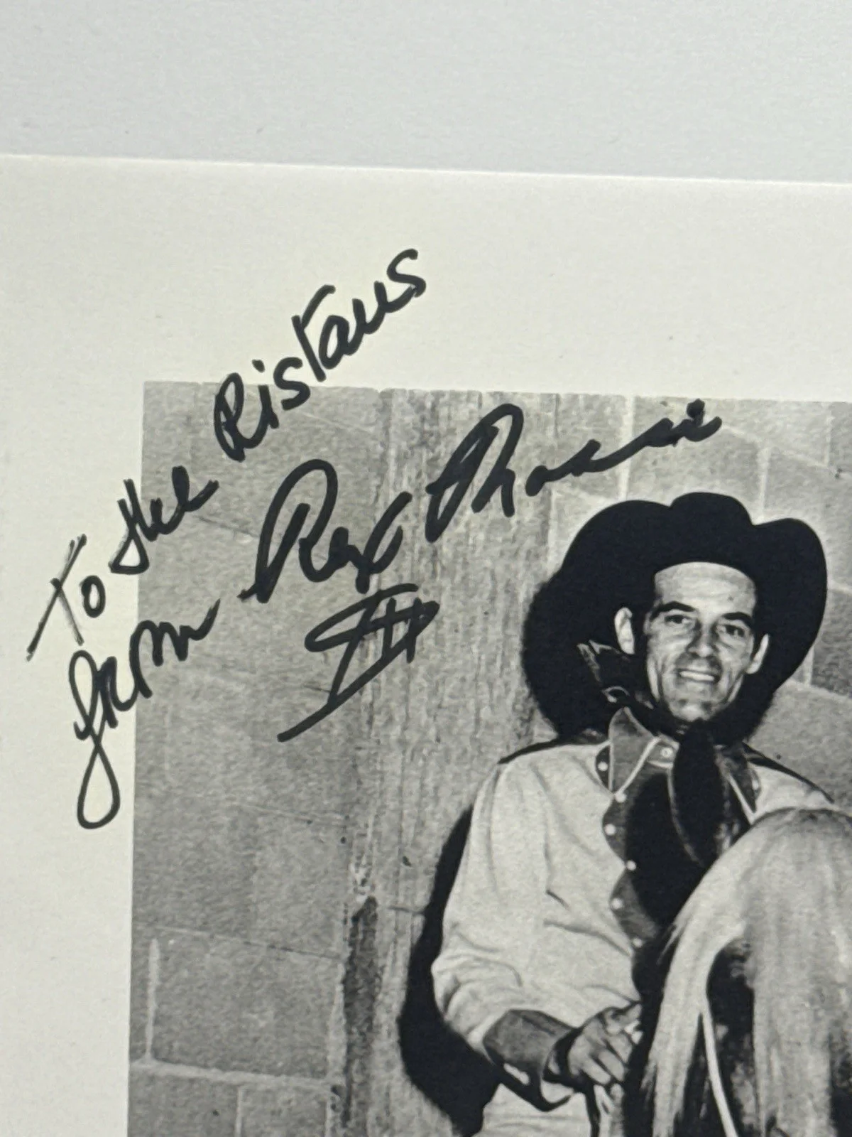 Roy Rogers — Vintage Western Photo Roy Rogers w/ Signed “Rex” Autograph Unverified, изображение 3