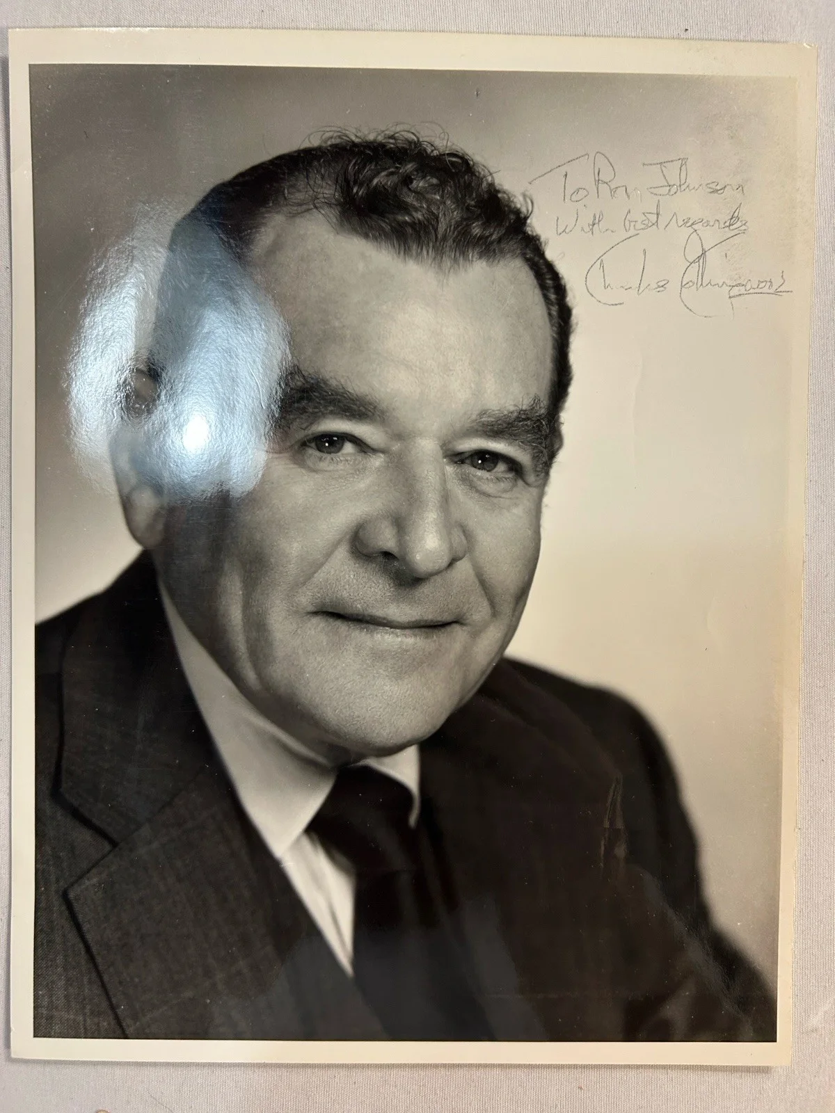 Charles Collingwood — CBS NEWS JOURNALIST CHARLES COLLINGWOOD SIGNED PHOTO LETTER Jo Marie Moldovan, изображение 2