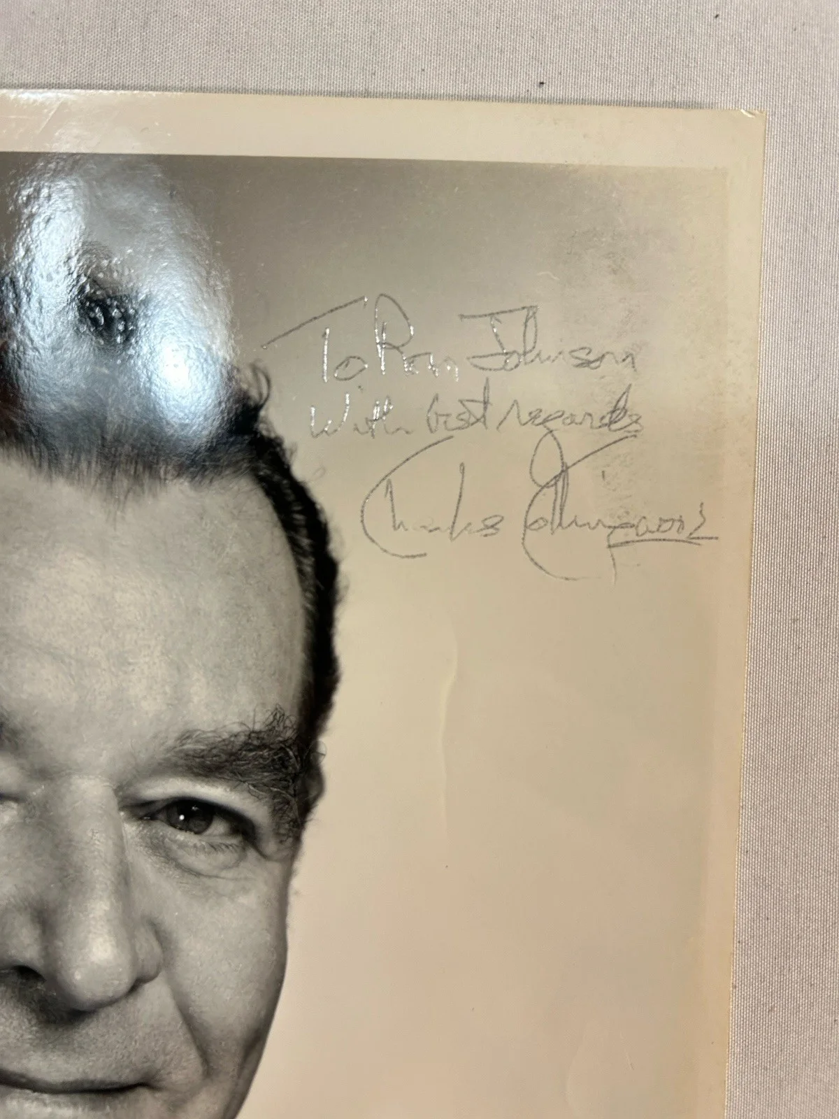 Charles Collingwood — CBS NEWS JOURNALIST CHARLES COLLINGWOOD SIGNED PHOTO LETTER Jo Marie Moldovan, изображение 3