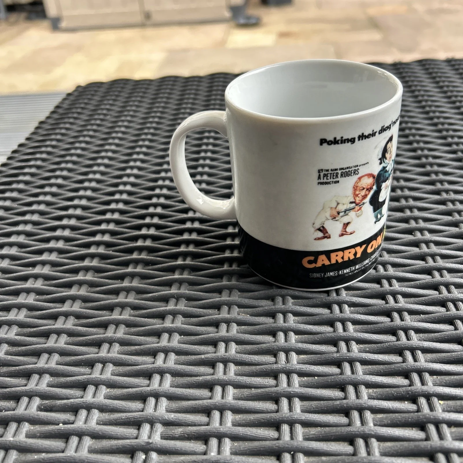 Carry On Film Poster Mug Carry on Again Doctor Ethos British Comedy, image 4