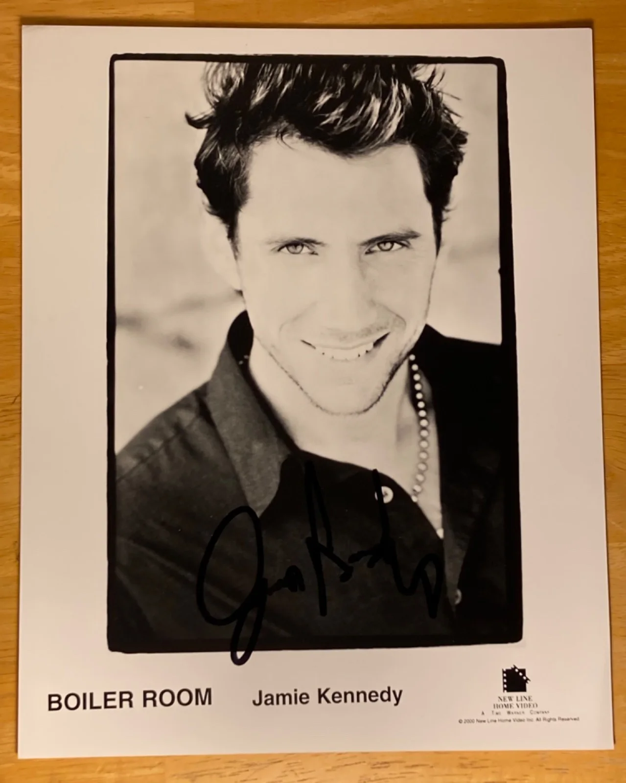 Hand SIGNED Jamie Kennedy 8x10 B&W Photo - Boiler Room (2000), изображение 2