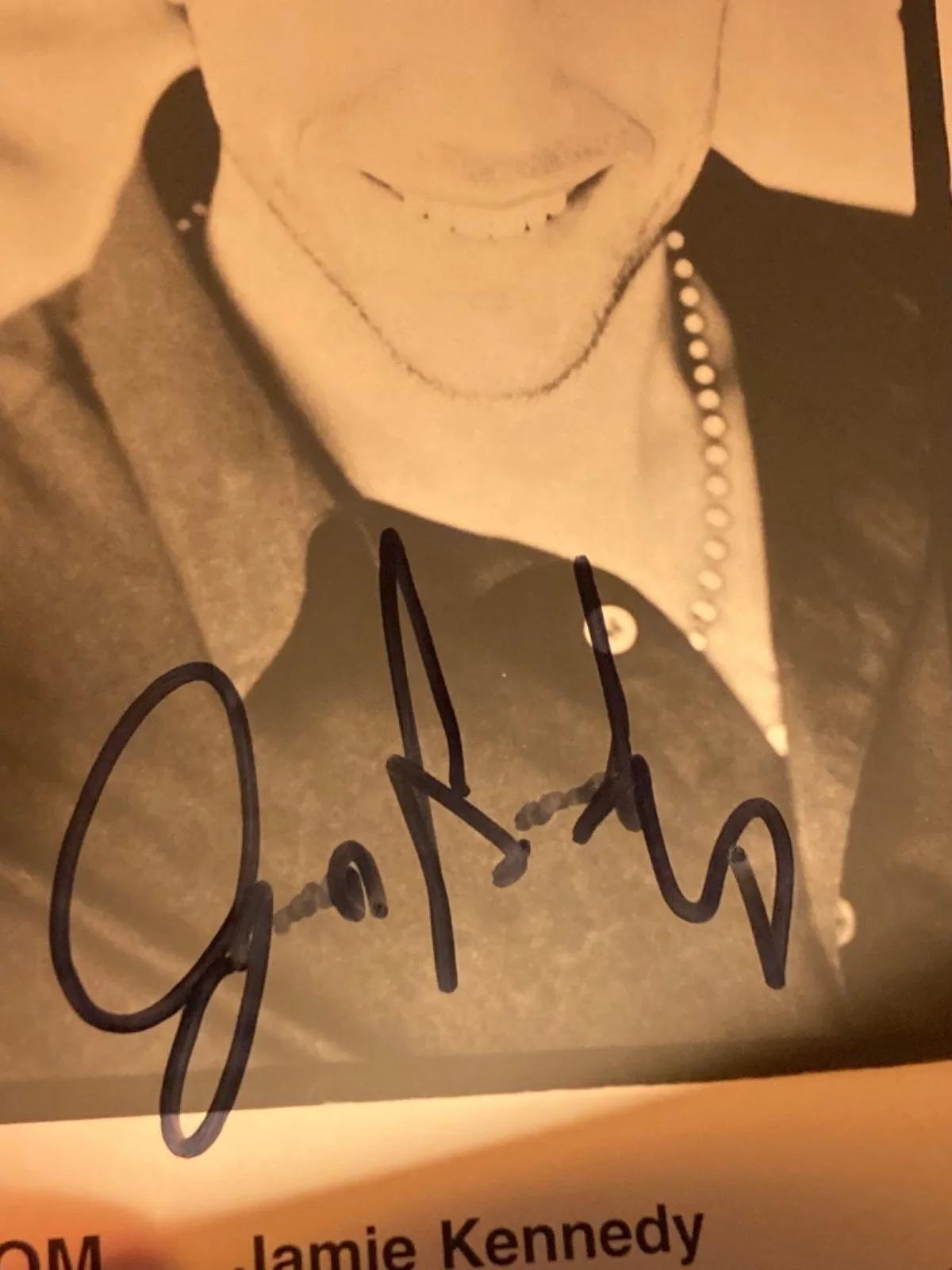 Hand SIGNED Jamie Kennedy 8x10 B&W Photo - Boiler Room (2000), изображение 3