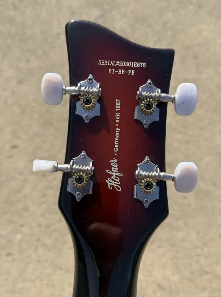 Paul McCartney Autographed Left Handed Hofner Bass Guitar PSA/DNA COA Beatles, изображение 5