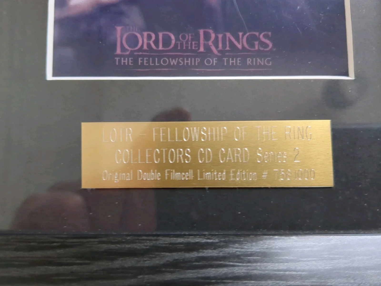 Lord of the Rings LOTR Fellowship Collectors CD Card Filmcell Series 2, изображение 4
