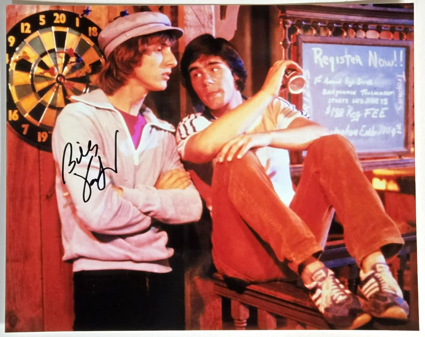 BILLY VAN ZANDT — BILLY VAN ZANDT from Jaws 2 SIGNED 8X10 COLOR Photo AUTOGRAPHED #G4