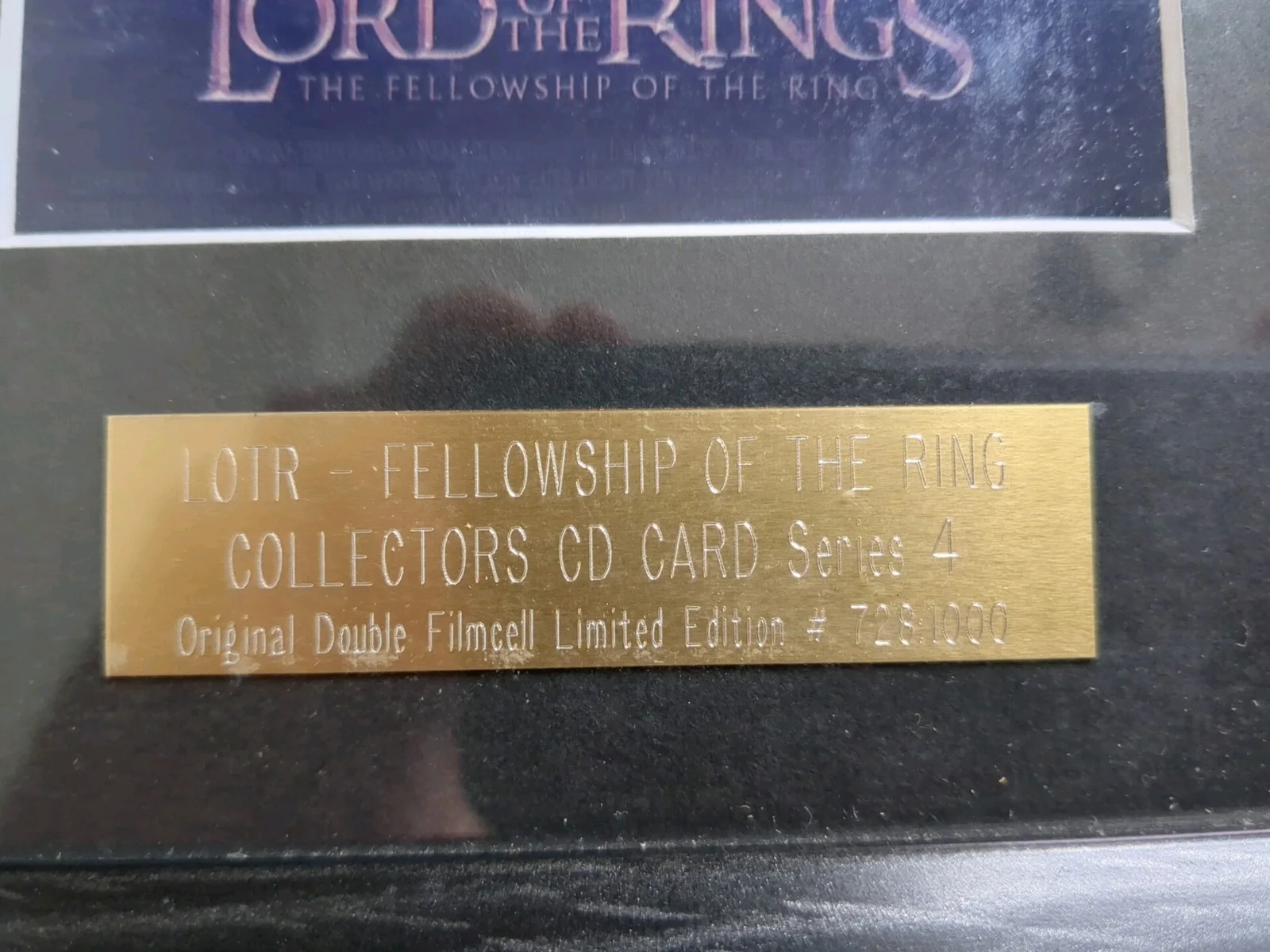 Lord of the Rings LOTR Fellowship Collectors CD Card Filmcell Series 4, изображение 4