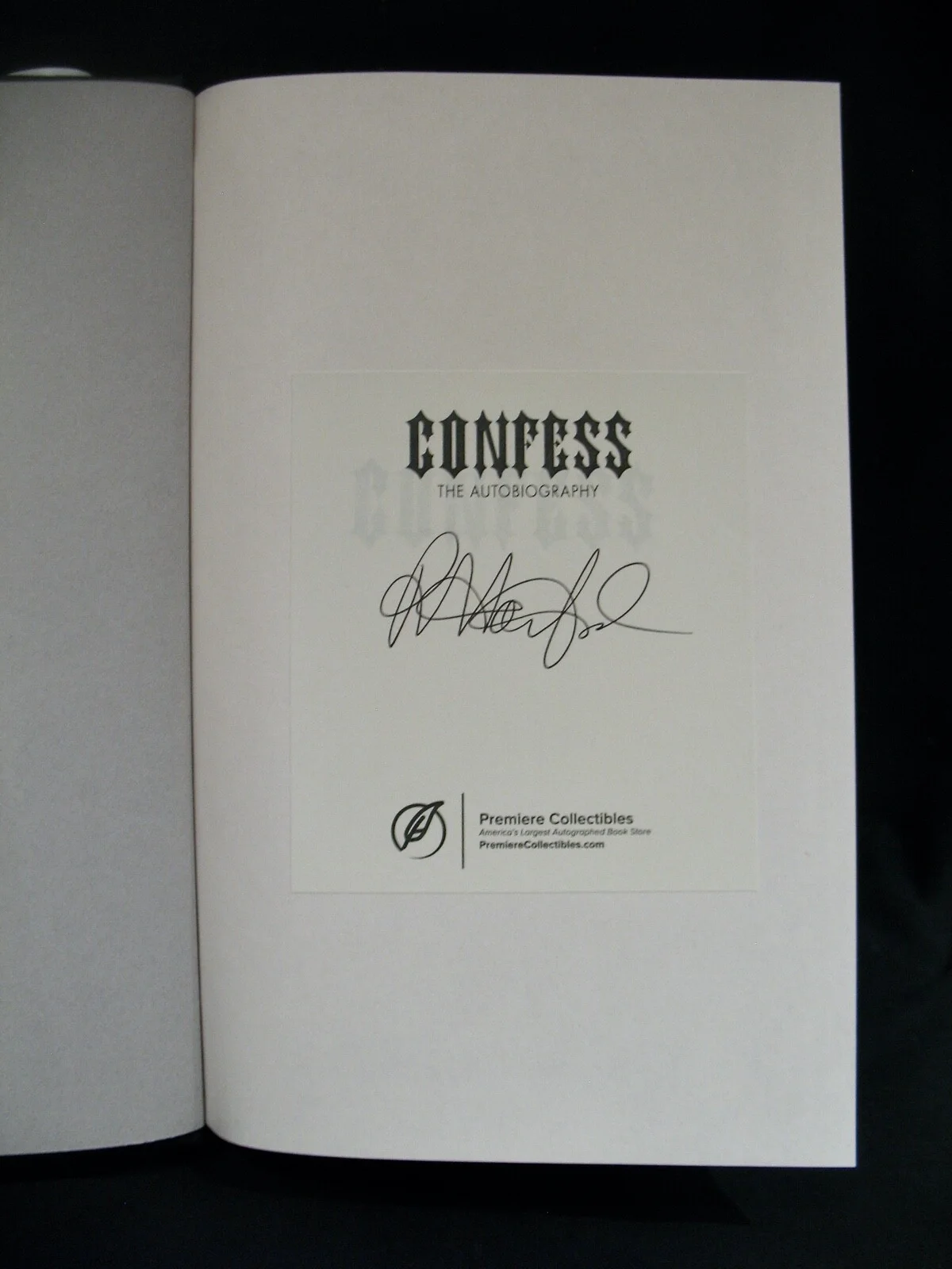 ROB HALFORD~Autographed CONFESS Autobiography Book~With/COA~JUDAS PRIEST, image 3