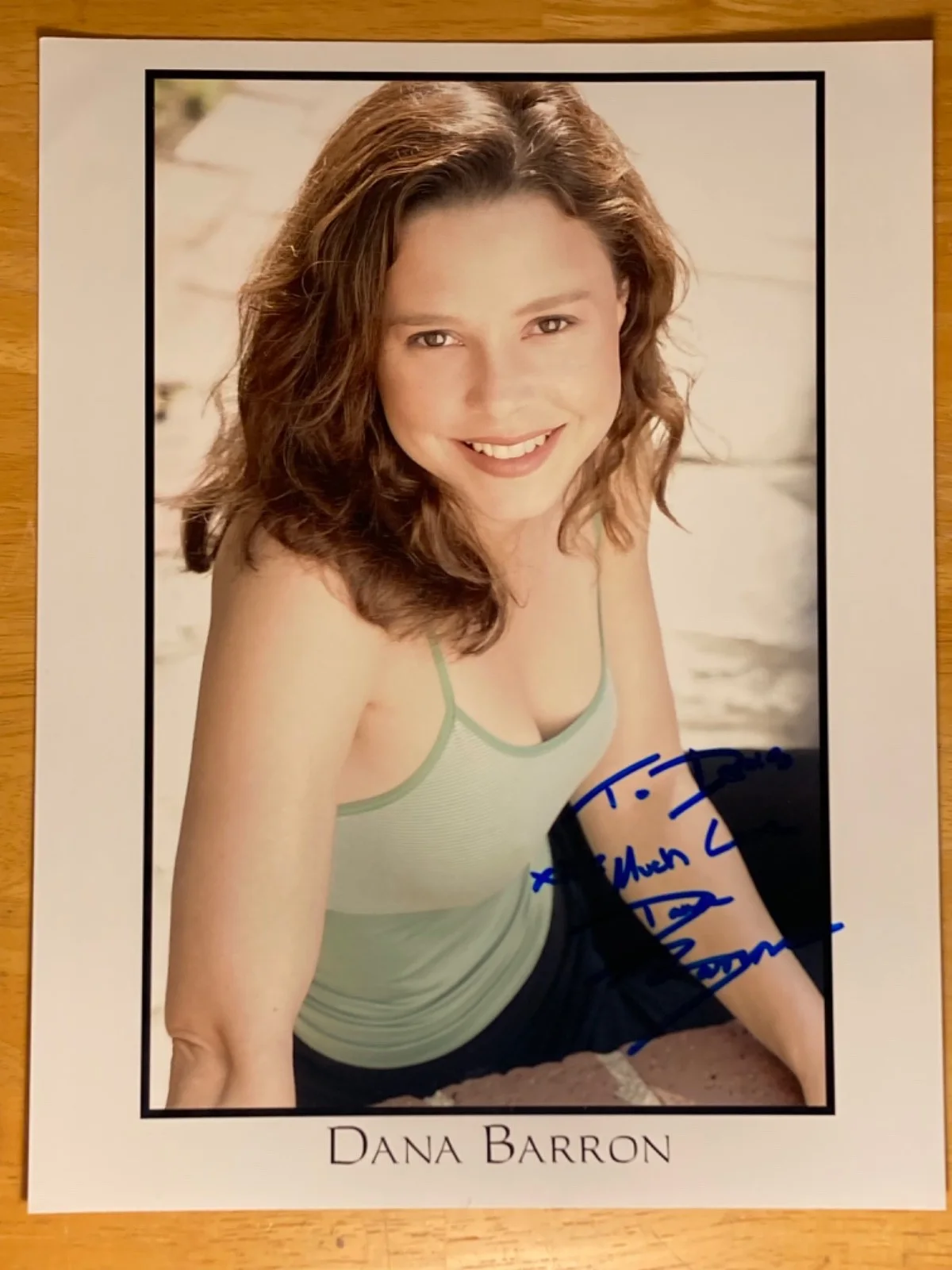 Hand SIGNED Dana Barron 8.5x11 Photo - Nat Lampoon Vacation, Actress, image 2