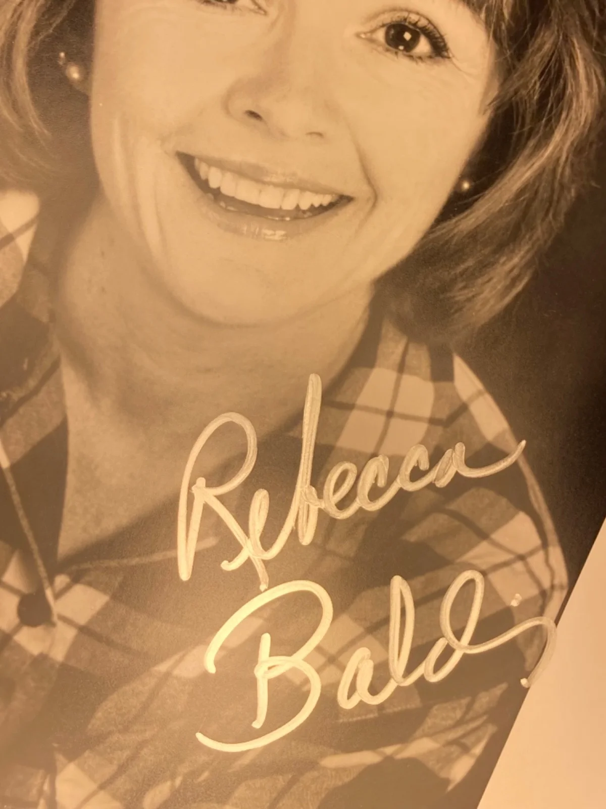Hand SIGNED Rebecca Balding 8x10 Vintage Photo - Charmed Actress, image 3