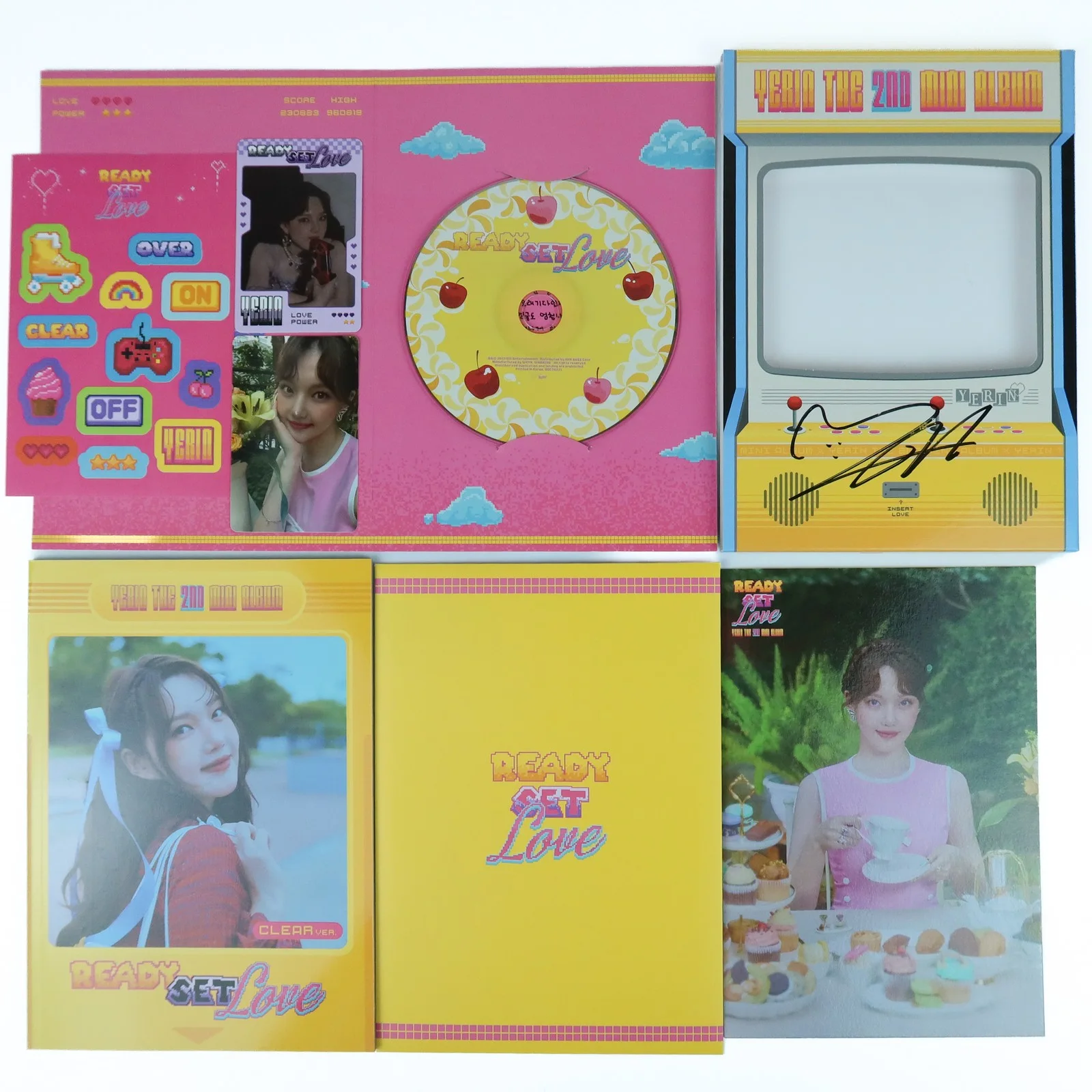 Yerin - Ready, Set, Love 2nd Mini Album Signed Promo CD 2023 GFriend [read], изображение 2