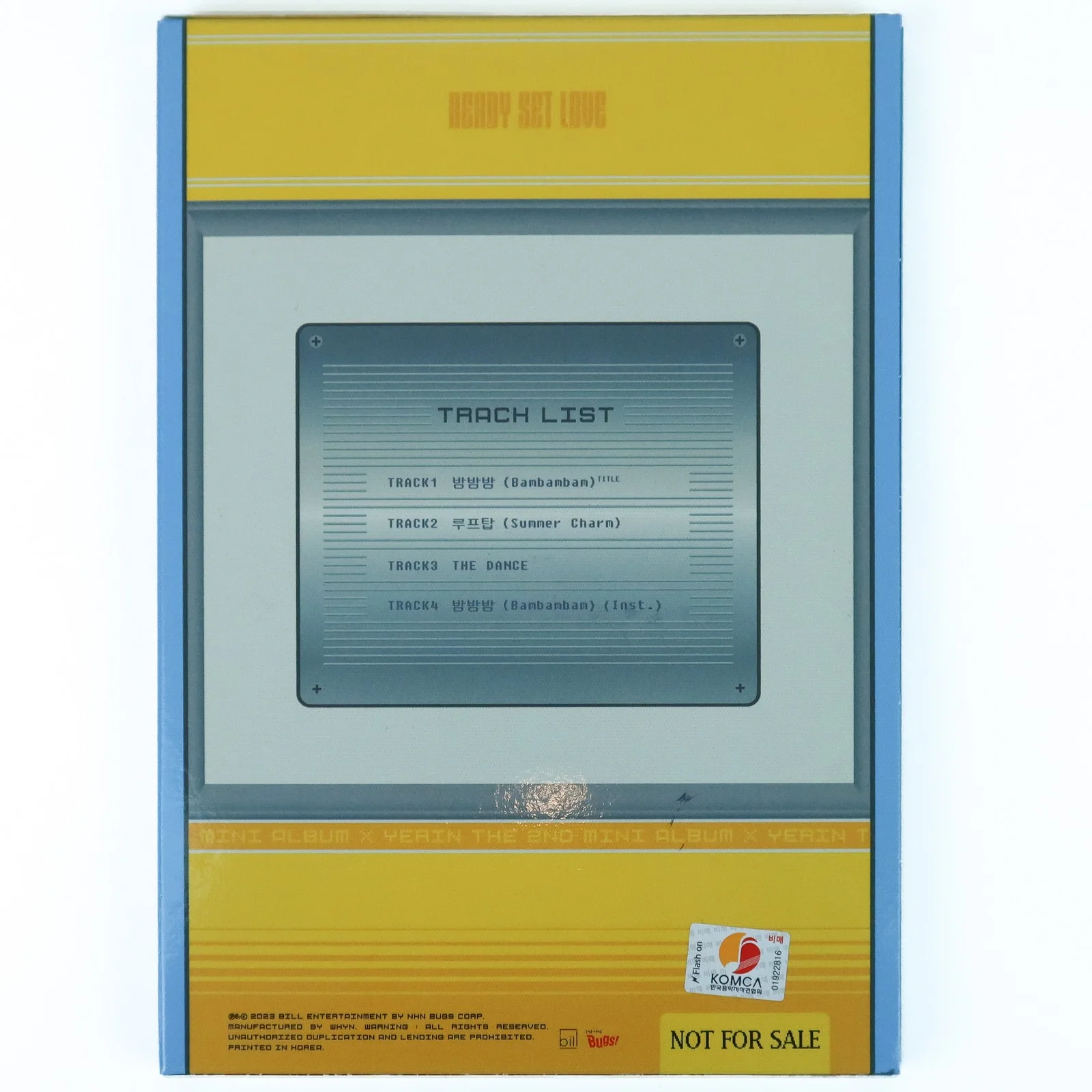 Yerin - Ready, Set, Love 2nd Mini Album Signed Promo CD 2023 GFriend [read], изображение 3