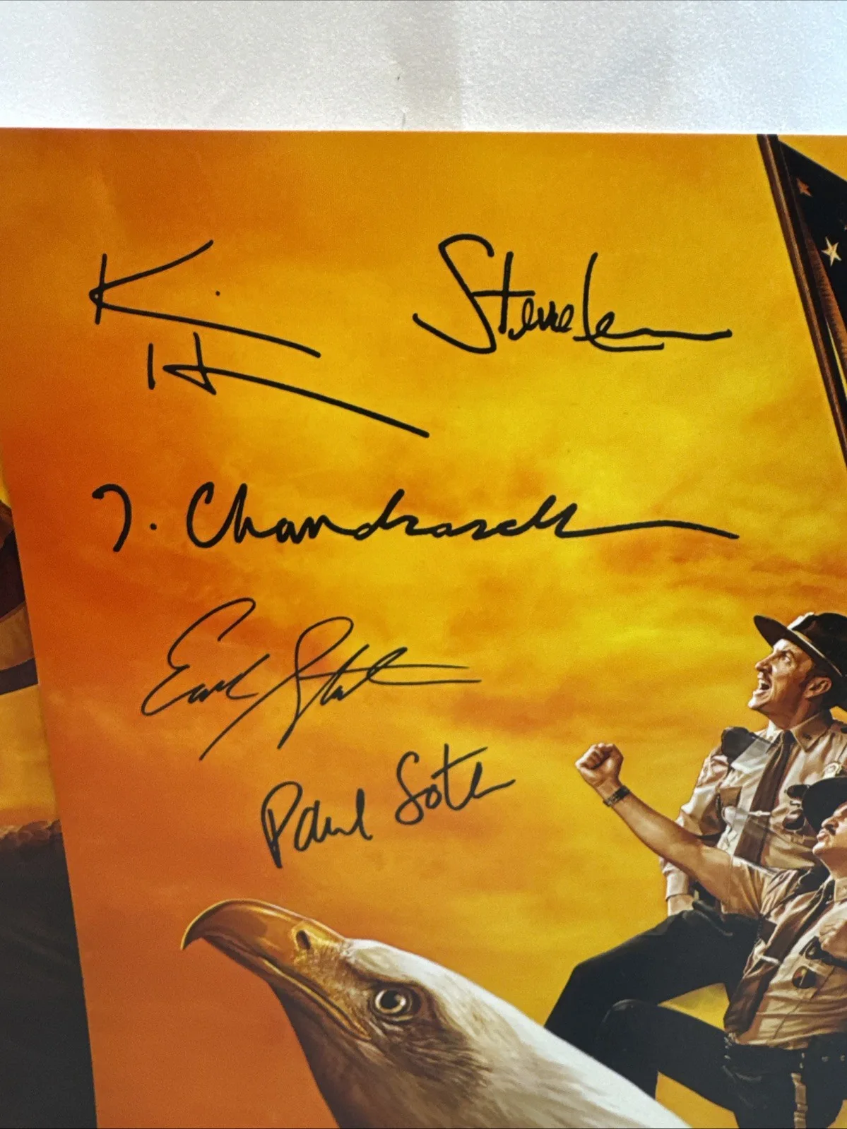 Super Troopers 2 Printed Signed Movie Poster -13.5" x 20" Lot Of 2, изображение 2
