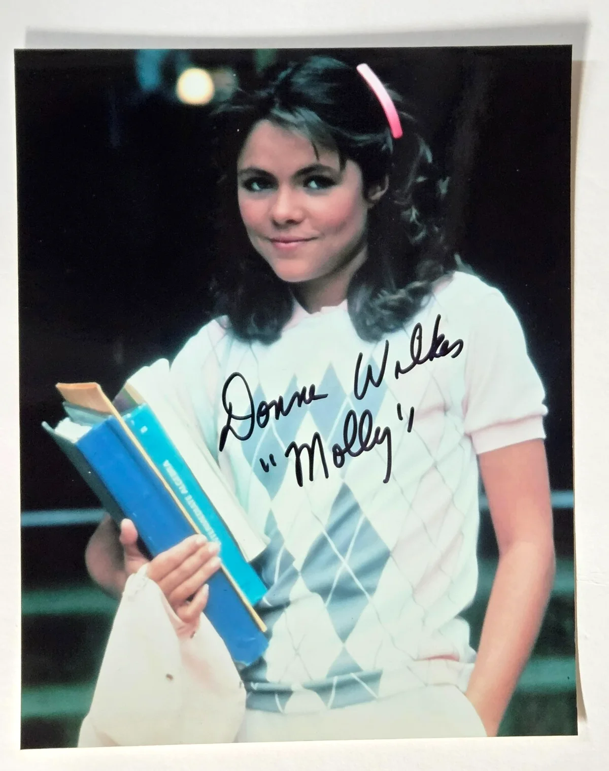 Donna Wilkes — Donna Wilkes "Molly" from movie "Angel" SIGNED 8X10 COLOR Photo AUTOGRAPHED #G4